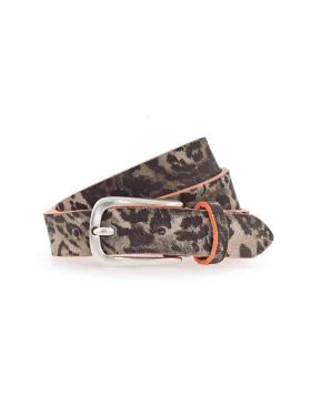 Skinny Animal Print Belt By B.Belt