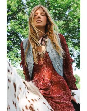 Maison Hotel Paquita Red Mirage Dress In Red