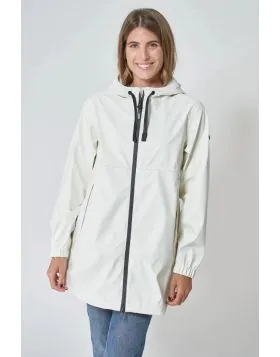 Batela Everyday Raincoat In White