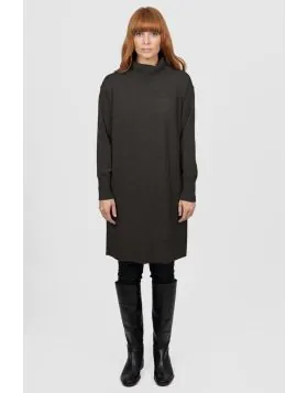 Bridge and Lord Sweater Dress In Olive