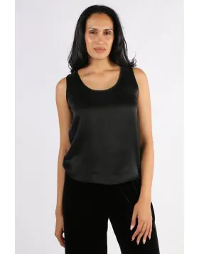 Blackstone Tiffany Bemberg Tank In Black