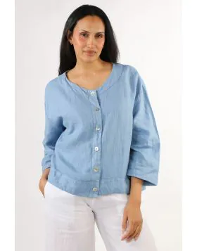 Blueberry Prim Jacket In Sky