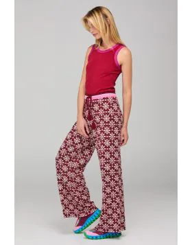 Boom Shankar Gigi Pant In Burgundy