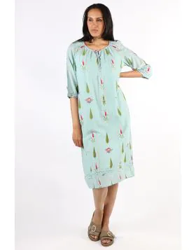Caju Indian Dress In Print
