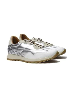 Glitter Coso Sneaker By Neo In White