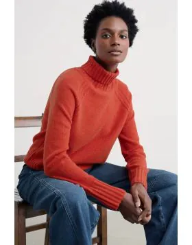 Seasalt Basset Cove Jumper In Orange