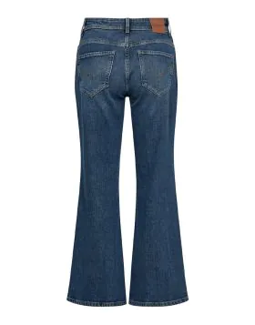 Mos Mosh Cynthia Wide Leg Jeans In Denim