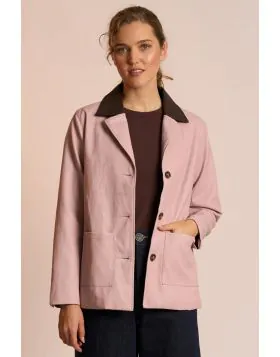 Neris Colour Block Didi Jacket In Pink