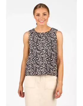 Knewe Elle Top In Print