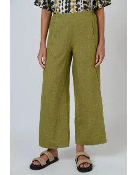 Naturals Wide Palazzo Pant In Balsam