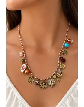 Palace De Soleil Gri Gri Necklace In Multi