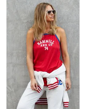Hammill & C0 74 Sport Tank in Red