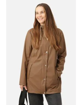 Ilse Jacobsen Classic Rain Jacket In Acorn