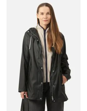 Ilse Jacobsen Classic Rain Jacket In Black