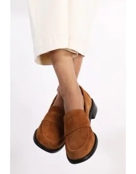 Classic Loafer In Saddle Pony Skin By Sempre Di