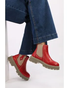 Ripper Boot By Sala In Red