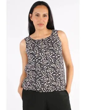 Knewe Elle Top In Print