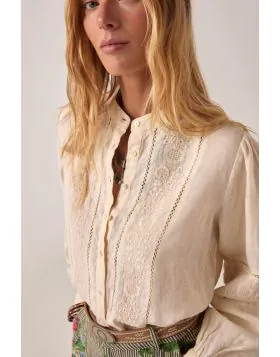 Maison Hotel Virginia Shirt In In Ivory