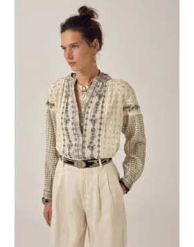 Maison Hotel Noemi Ash Shirt In White
