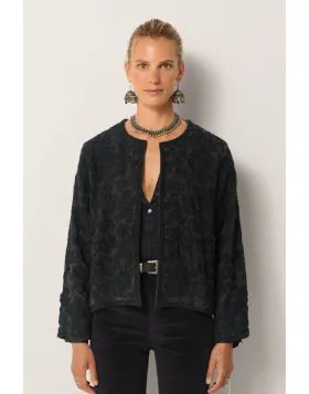 Maison Hotel Balani Jacket In Dark Blue