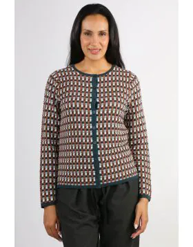 Mansted Emilia Cardigan In Sienna