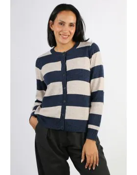 Mansted Helma Cardigan In Blue