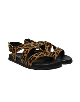 Mollini Halleya Sandal In Animal Print