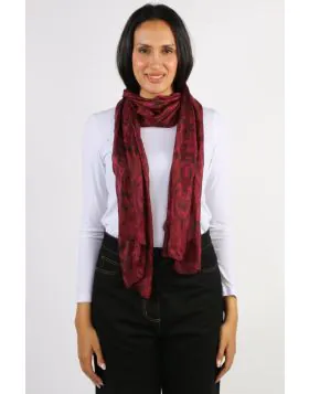 Namaskar Crimson Damask Royale In Rose