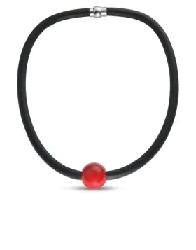 Jantan Bead Necklace In Red