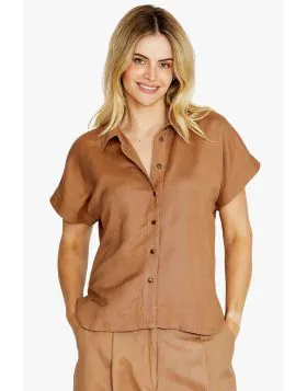 Ping Pong Remi Slouched Shirt In Desert