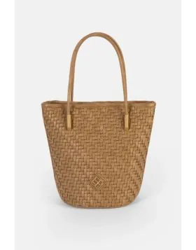 Pepe Moll Mini Bucket Bag In Sand
