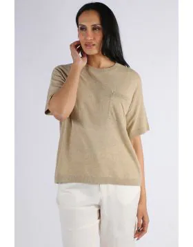 Ping pong Piper Pullover In Sand