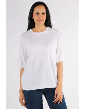 Ping pong Piper Pullover In White