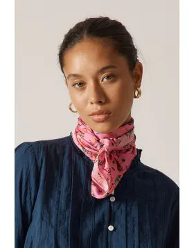 Rubyyaya Howdy Scarf In Pink