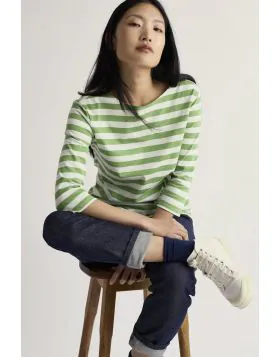 Seasalt Scallion Clover Sailor Top In Grass