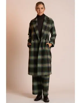 Neris Saxon Coat In Check