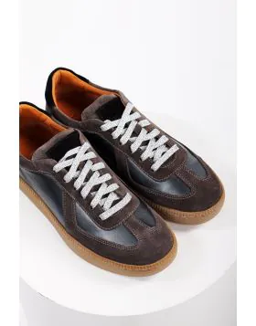Sempre Di Lace Up Sneaker In Grey