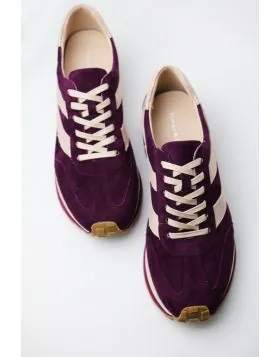 Sheryls Sneaker By Django & Juliette In Burgundy