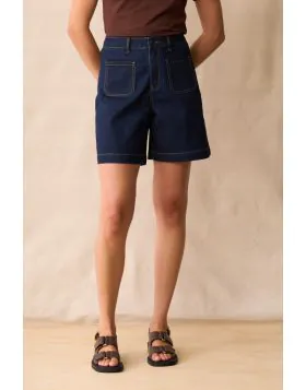 Neris Demi Short In Indigo
