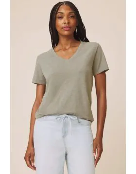 Splendid Louisa Boyfriend Tee In Green