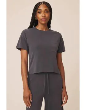 Splendid Sawyer Sandwash Top In Grey