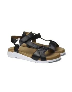 Thyme and Co Torque Sandal In Black