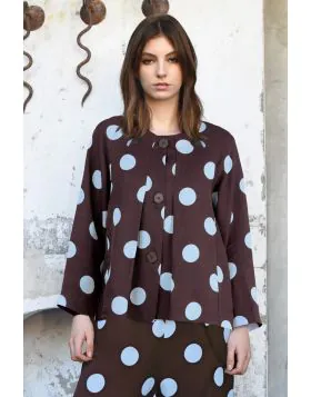 Trelise Cooper Time To Swing Jacket In Chocolate