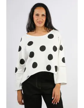 Two By Two Riza Sweatshirt In Creme