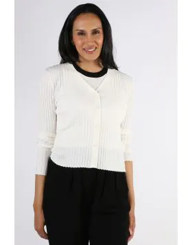 Two By Two Mia Cardigan In Ivory