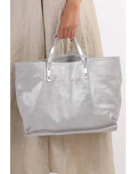 Unisa ZSand Tote Bag In Silver