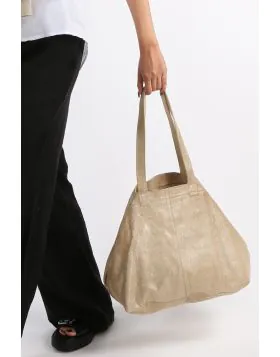 Unisa Zzoenin Maxi Bag In Platinum