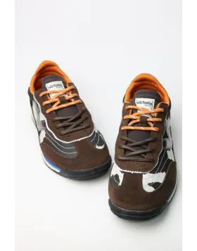 Victoria Saturn Animal Sneaker in Chocolate
