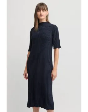 Yarra Trail Oak Dress In Navy