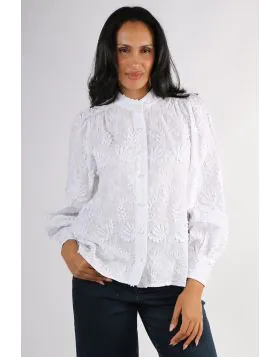 Zoe Kratzmann Fete Top In Porcelain
